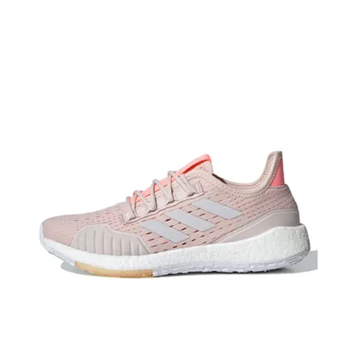 Adidas PulseBOOST Running Shoes Women's Low-Top Brown/Pink