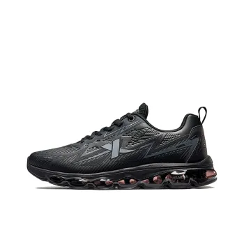 XTEP Generation 1 Air Cushion Running Shoes Men Low Top Black/Gray