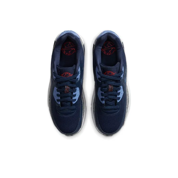 Nike Buy Air Max 90 SE GS 'Midnight Navy Speckled'-3