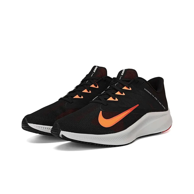 Nike Quest 3 'Black Total Orange'-2