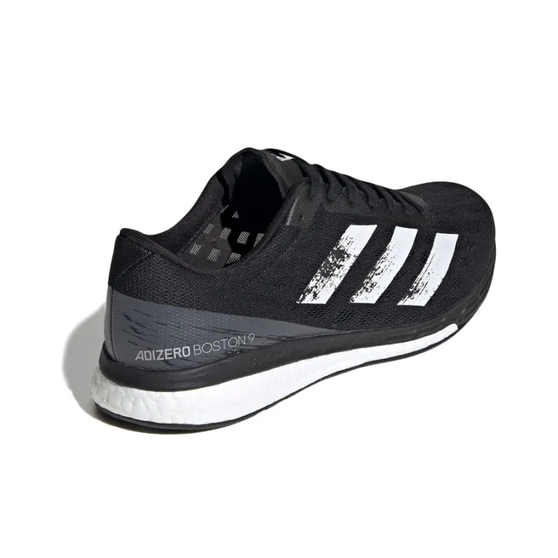 Adidas Adizero Boston 9 Wide 'Black White'-3