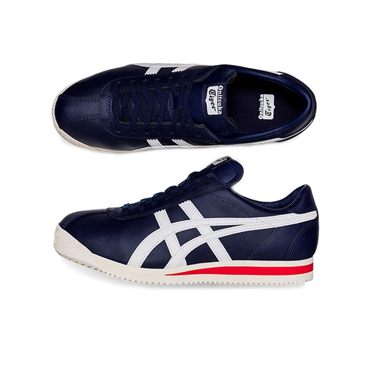 Onitsuka Tiger Corsair Running Shoes Unisex Low Top Dark Blue