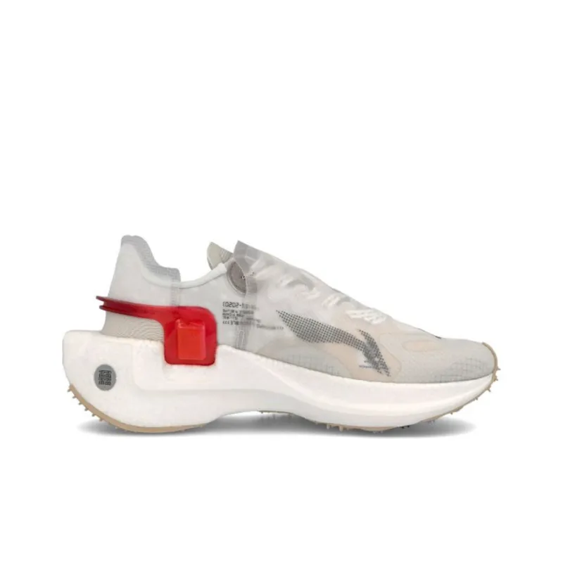 LiNing Paris Fashion Apparel Weekly Anti Slip And Wear Resistant Breathable Low Top Running Shoes Unisex White Gray-1