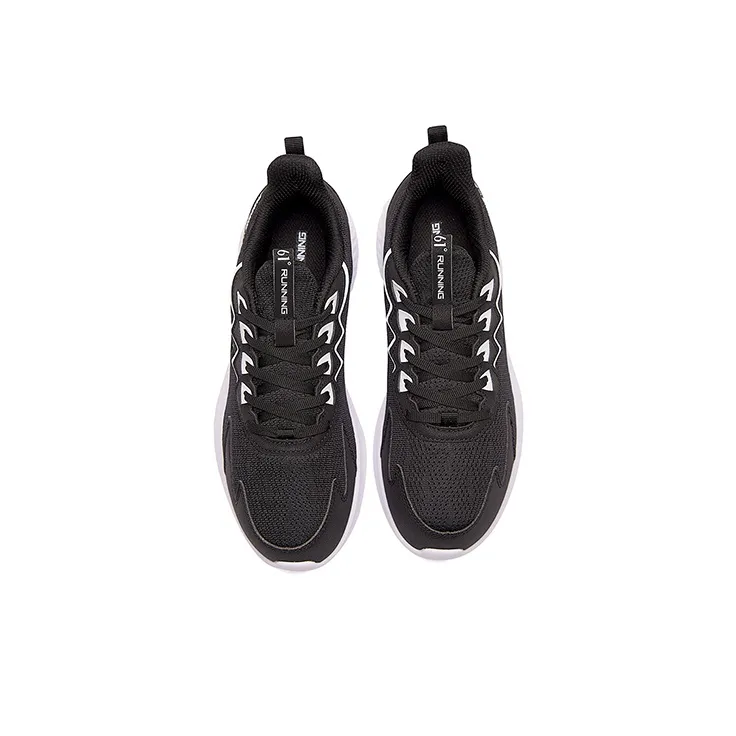 361° Running Shoes Women's Low Top Black/White-1