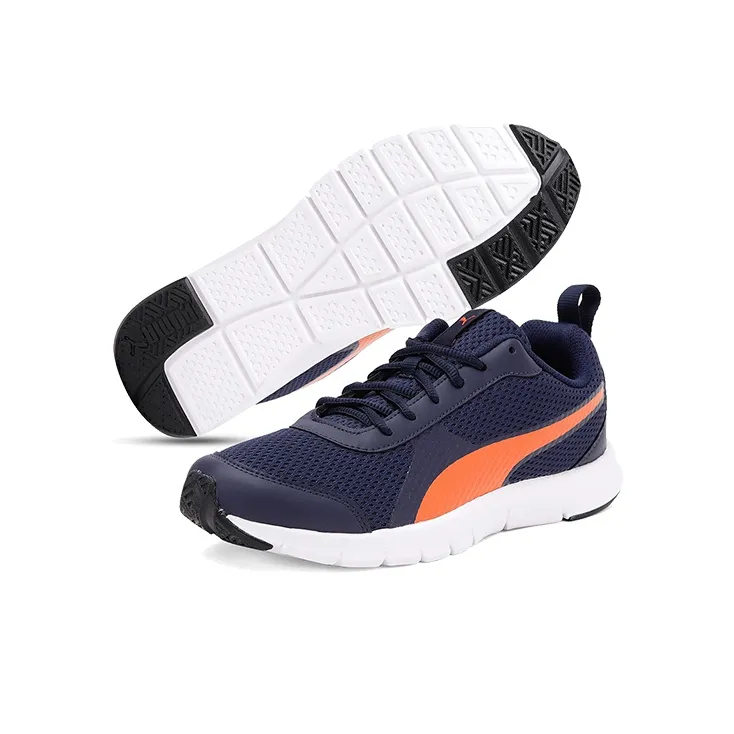PUMA Whisk Running Shoes Men Low-Top Blue/White/Orange-4