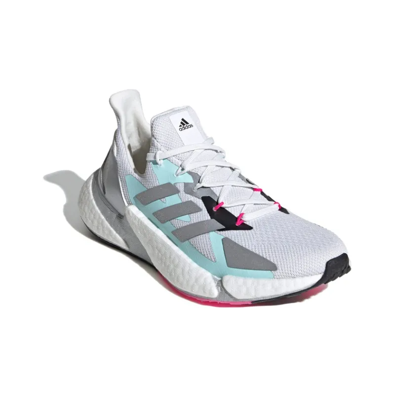 Adidas X9000L4 Crystal White Silver Metallic Women's-2