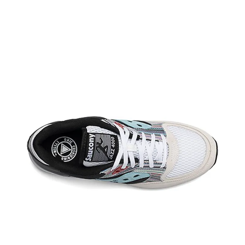 saucony Jazz 4000 White Multi-Color-3