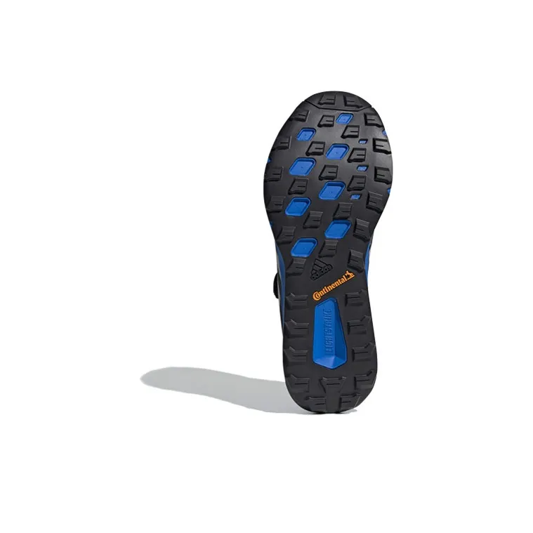 Adidas Terrex Two Trail Running Slip-Resistant Low-Top Running Shoes Men's Black Gray Blue-5