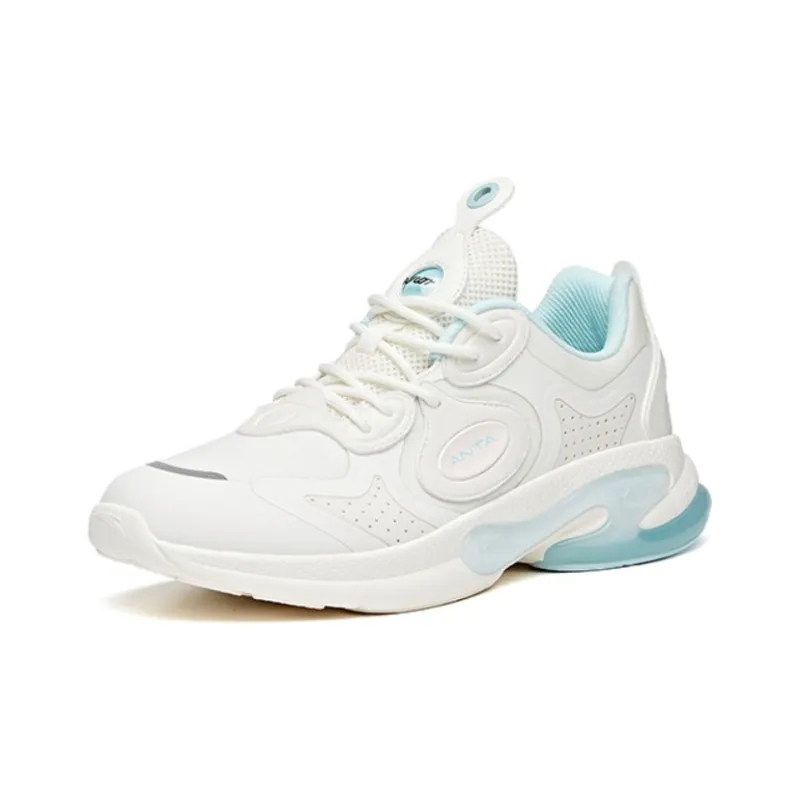 Anta Low Top Running Shoes Men's White Blue Elastic Berry-1