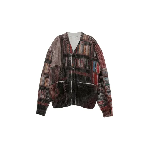 Sacai X Interstellar FW23 Co-branded Series Knitwear Unisex Brown