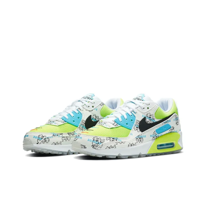 Nike Air Max 90 Se Worldwide Katakana White Women's-2