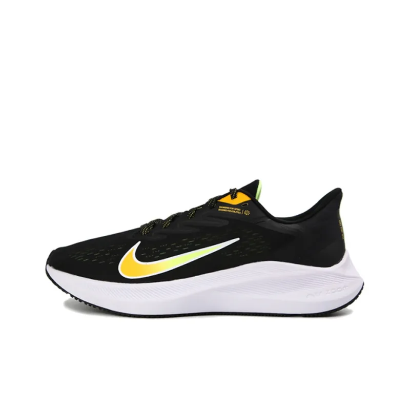 Nike Zoom Winflo 7 Black University Gold Women's-0