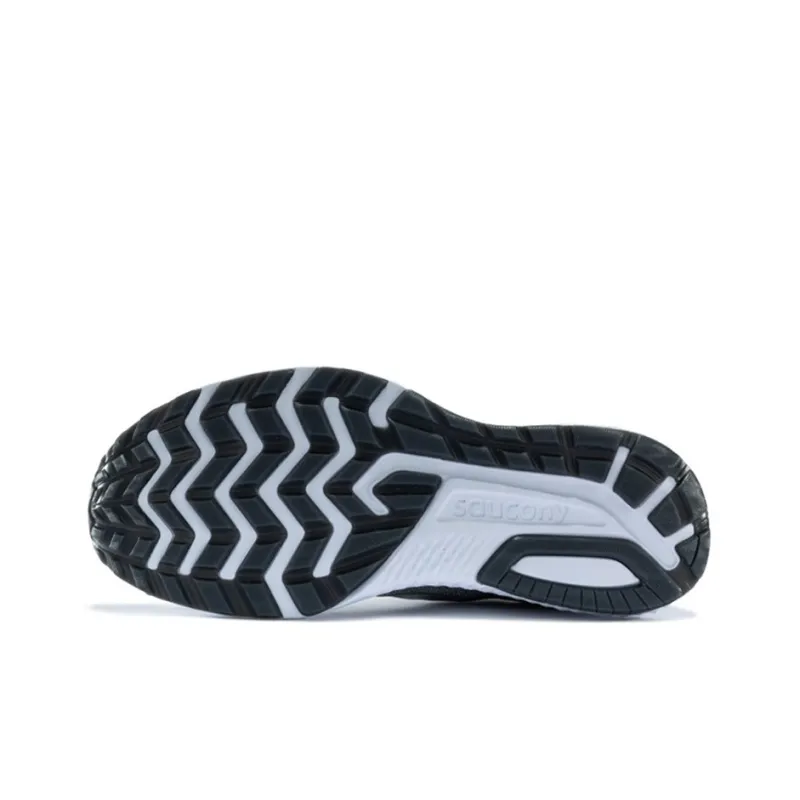 Saucony Clarion 2 Cushioned Slip-Resistant Lightweight Low-Top Running Shoes Men's Gray Red-4