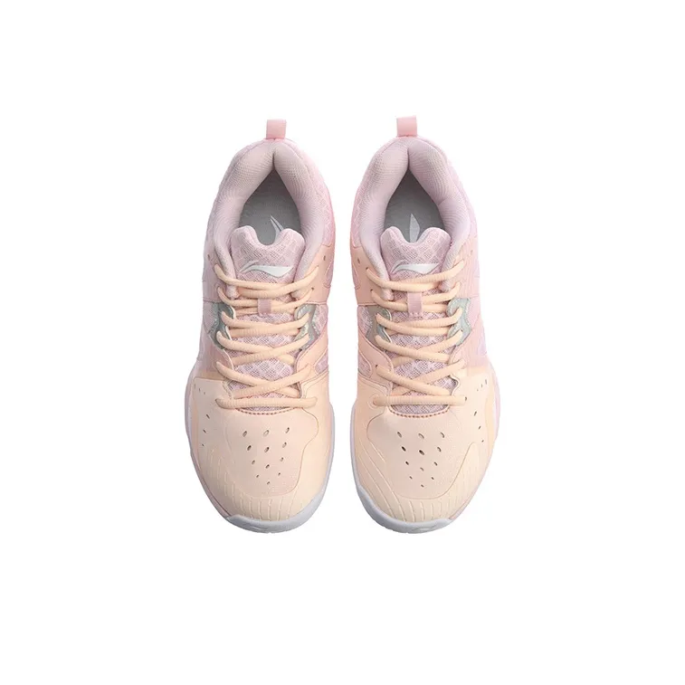 LINING Super Light TD Running Shoes Women's Low Top Orange Pink-3