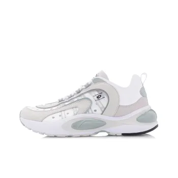 LiNing Cushioning Anti Slip And Wear Resistant Low Top Running Shoes Women's Gray