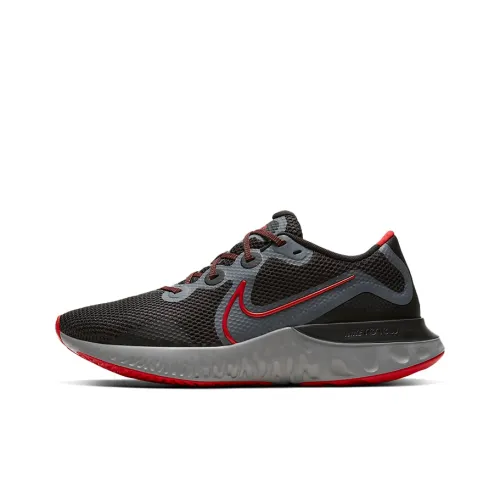 Nike Renew Run Running Shoes Men Low-Top Black/Red/Gray