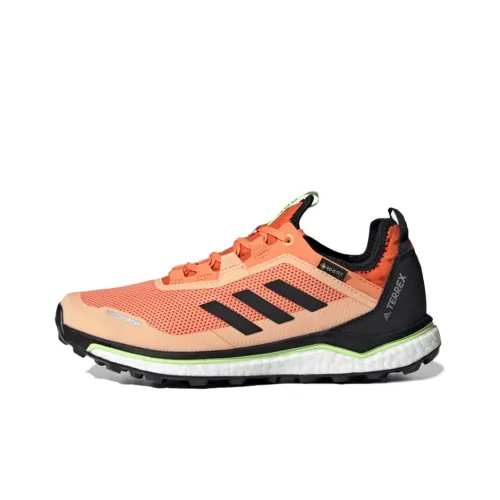 Adidas TERREX AGRAVIC FLOW Running Shoes Women's Low-Top Orange/Black