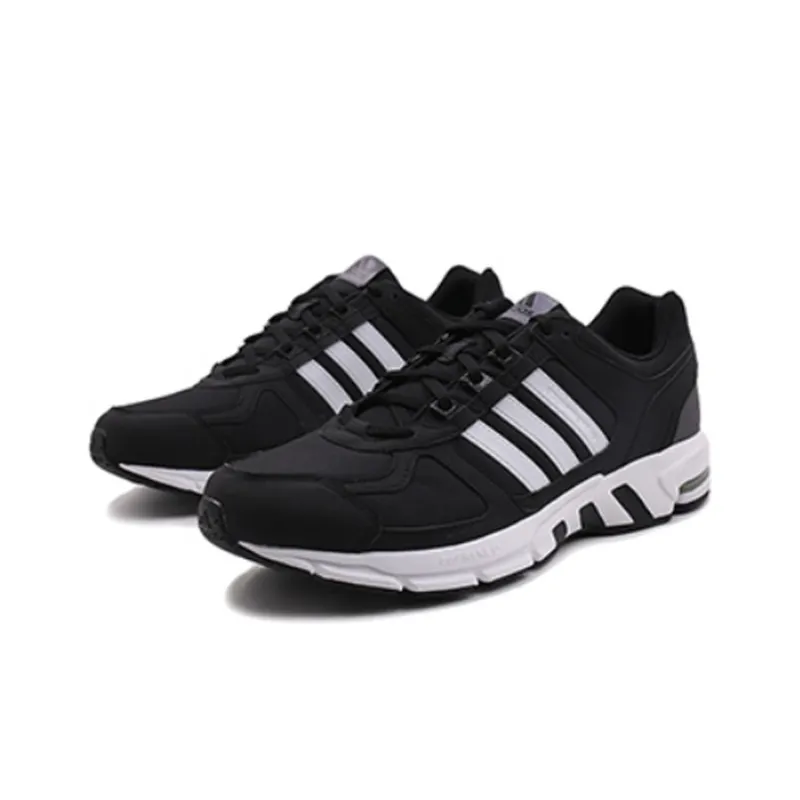 Adidas Equipment 10 Wear resistant Shock Absorption Low Tops Sports Black White-2