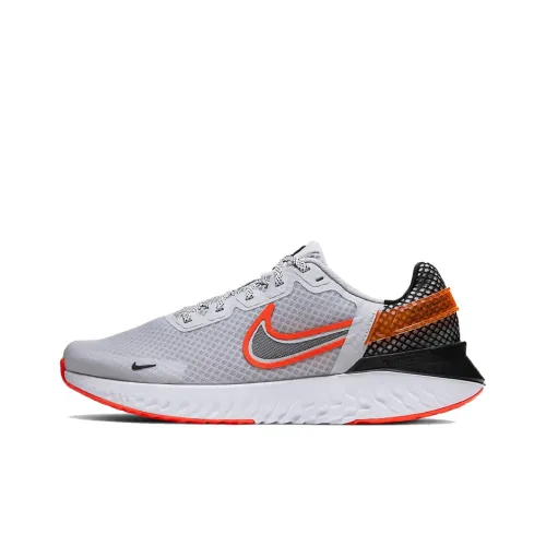 Nike Legend React 3 Running Shoes Men Low-Top Gray/Black/Orange