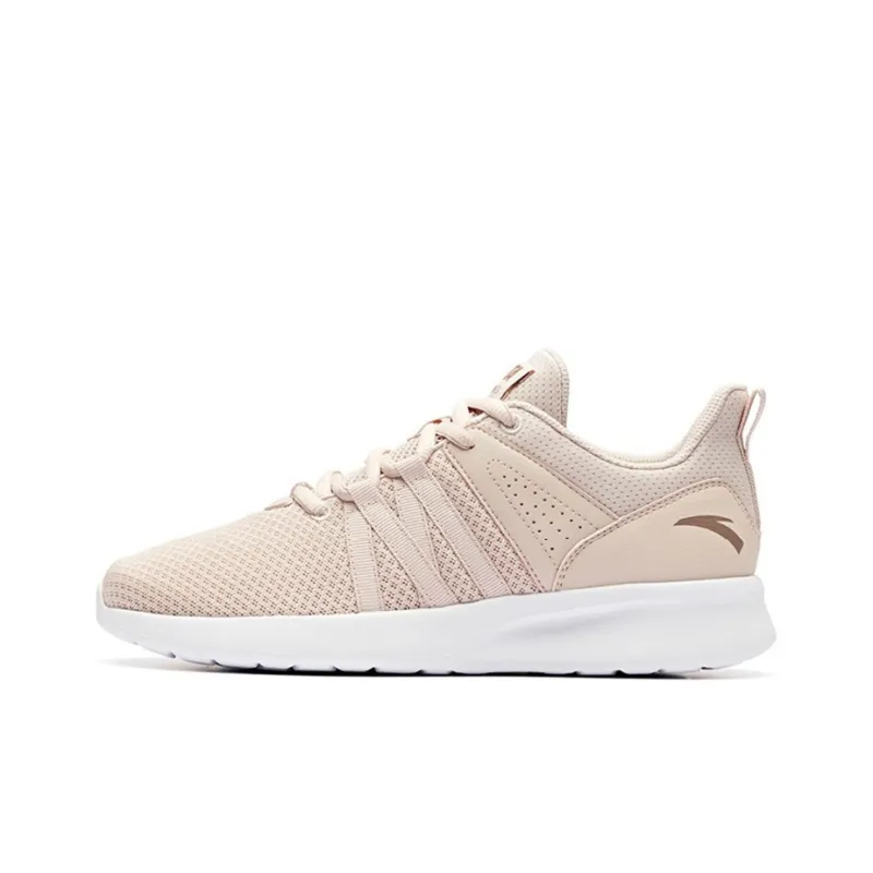 Anta Running Collection Anti Slip Wear Resistant Low Top Running Shoes Women's Lotus Gray-0
