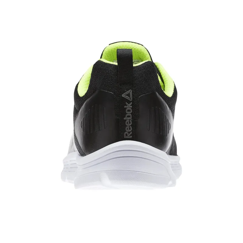 Reebok Breathable And Wear-resistant Low-Top Running Shoes Unisex Black Green-4