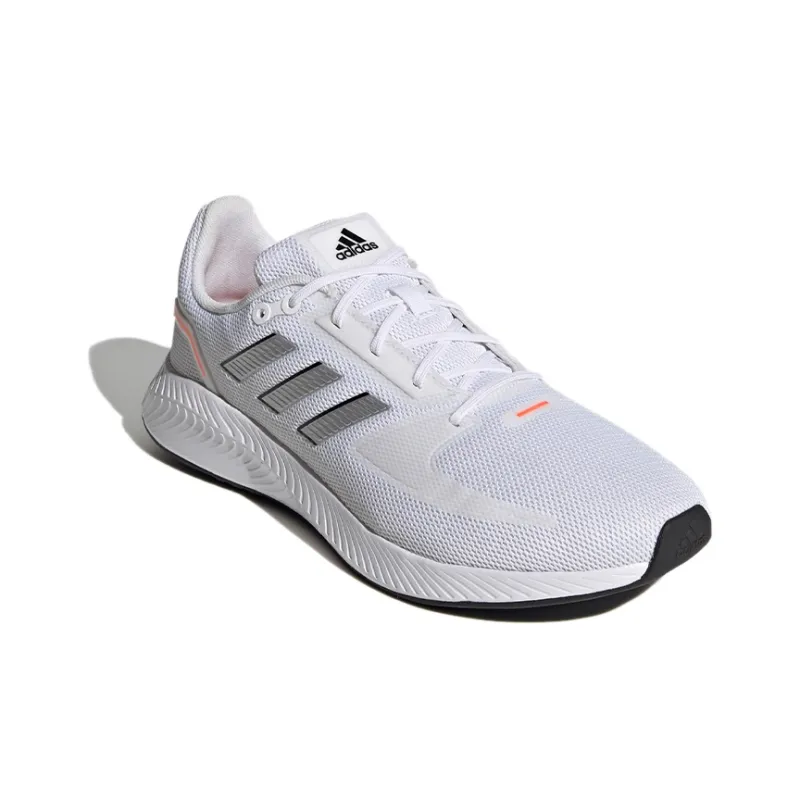 Adidas Runfalcon 2.0 White Silver Metallic-2
