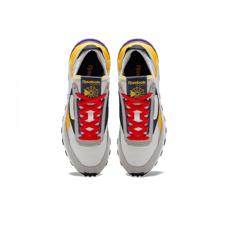 Reebok Classic Leather Legacy Snowy Grey Solar Gold Women's-4
