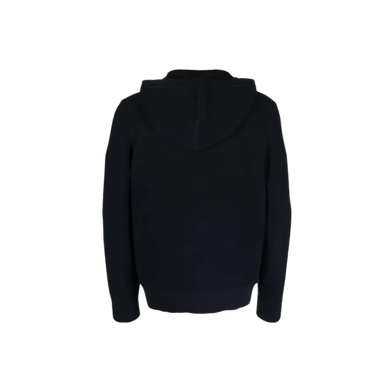 THEORY Zip Up Knitted Hoodie-1