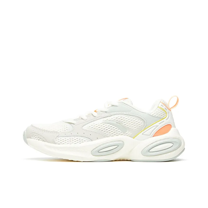Anta Running Collection Low Top Running Shoes Women's White Orange-0