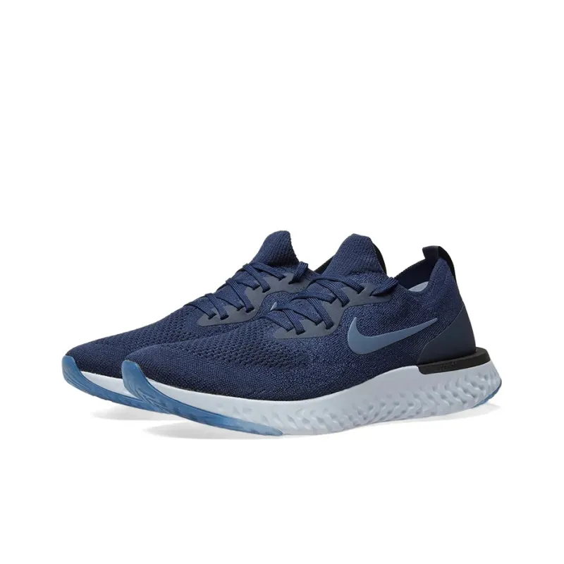 Nike Epic React Flyknit College Navy Diffused Blue-2