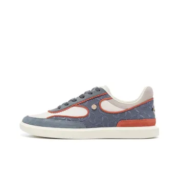 LI NING 1990 Clouds Anti Slip Wear Resistant Low Top Skateboard Shoes Women's Yellow Blue