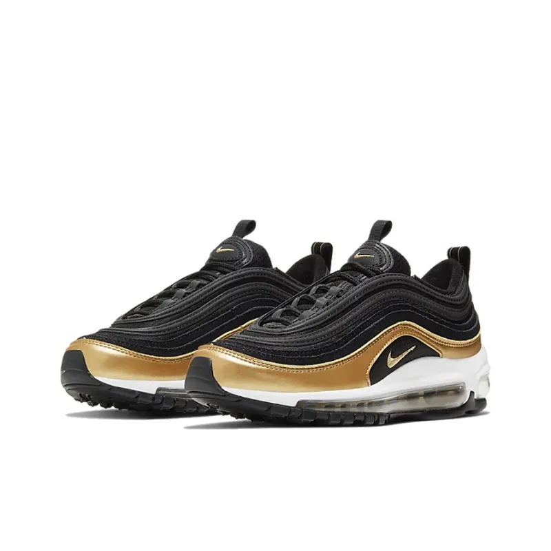 Nike Air Max 97 Black Metallic Gold GS-2