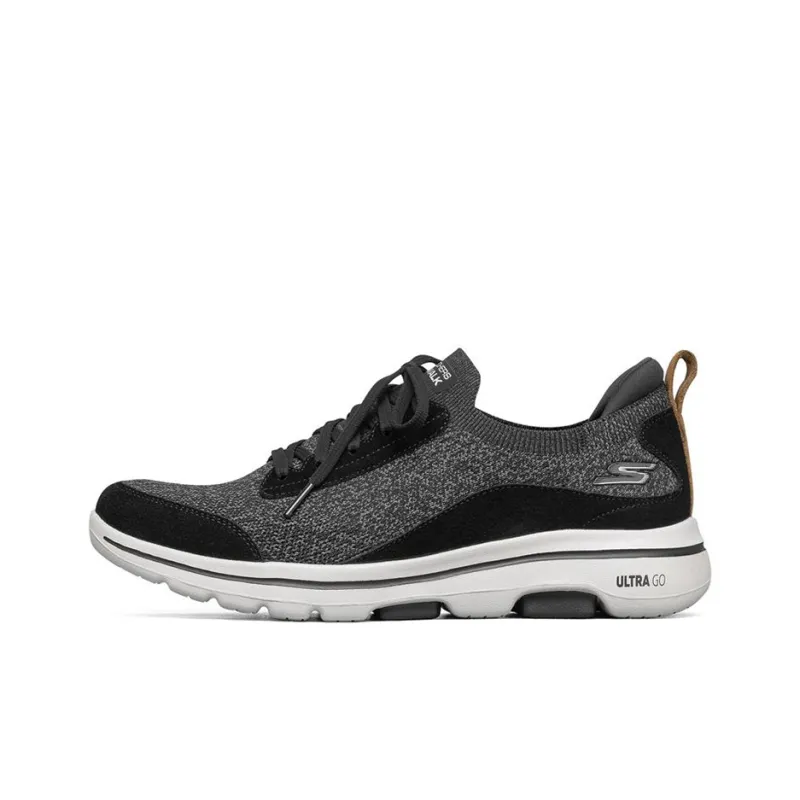Skechers Go Walk 5 Running Shoes Men Low-Top Black/Gray-0
