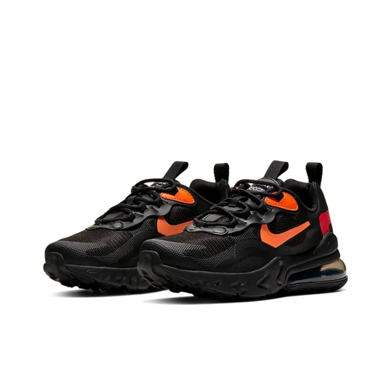 Nike Air Max 270 React Black Magma Orange GS-2