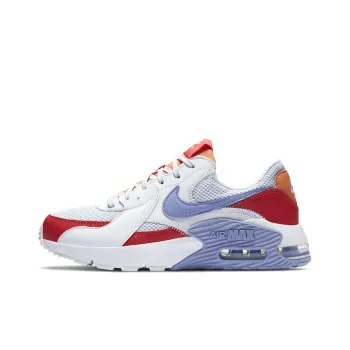 Nike Air Max Excee Cushioned Slip-Resistant Low-Top Running Shoes Men's White Blue Orange