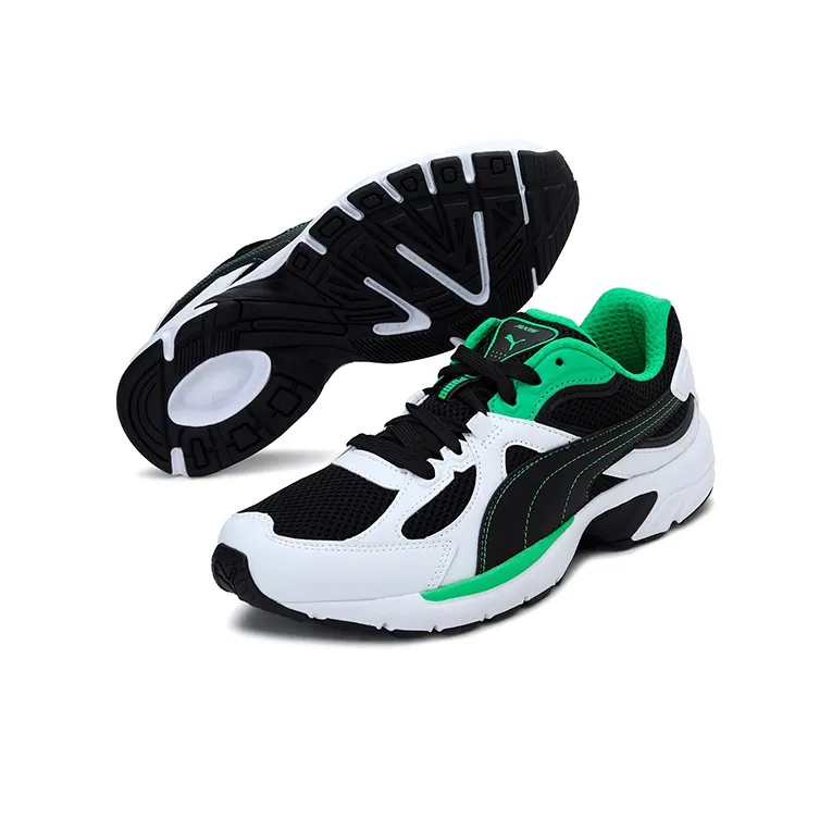 PUMA Axis Plus 90s SoftFoam Trainers White/Green-2