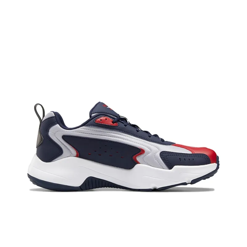 Reebok Runner Cushioning Anti-Slip And Wear-Resistant Low-Top Running Shoes Unisex Blue Gray Red-1