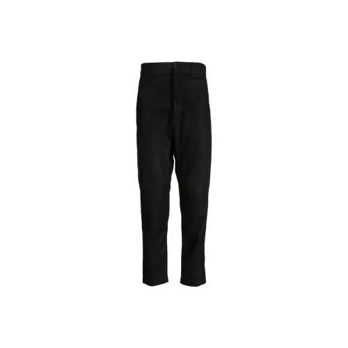 Ann Demeulemeester Cropped Leather Trousers