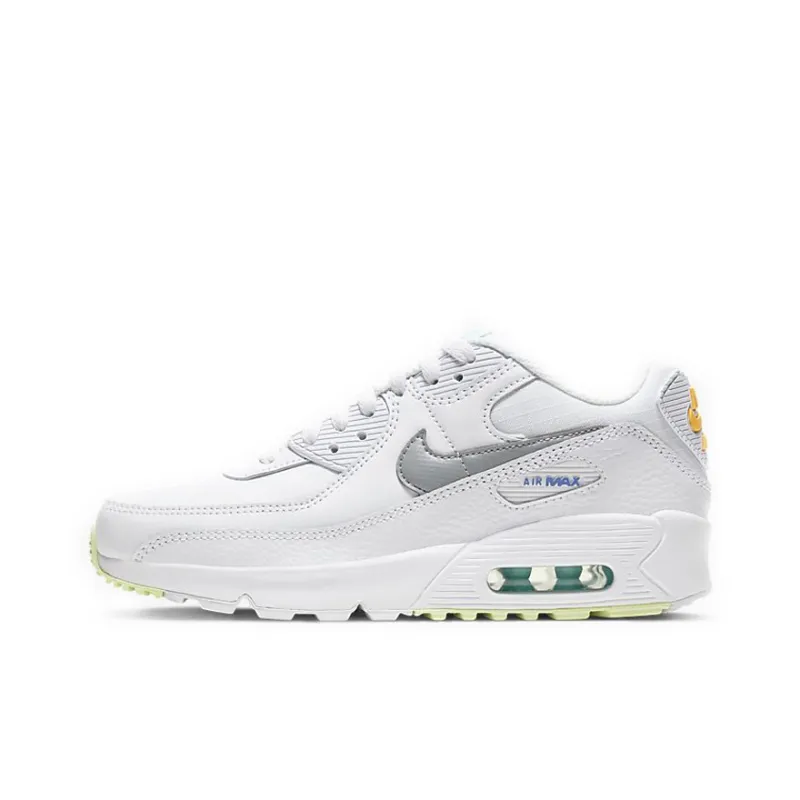Nike Air Max 90 White Laser Orange Aurora GS-0