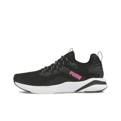 PUMA Softride Running Shoes Women's Low-Top Black/White/Pink