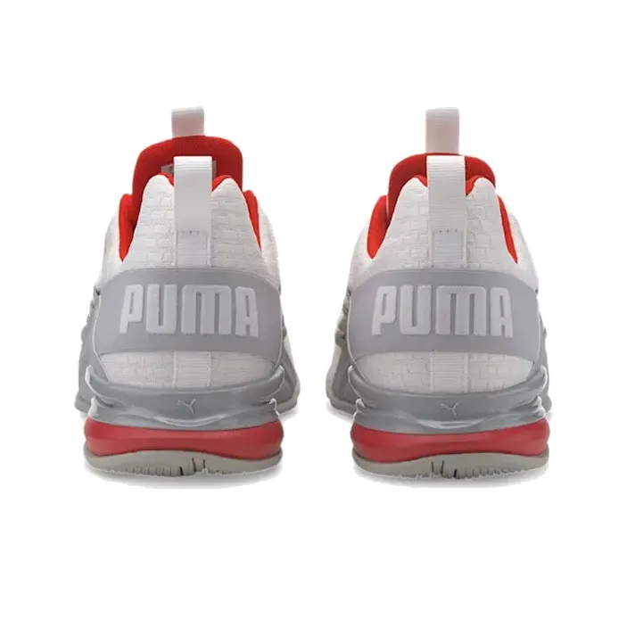 Puma Axelion Block White Red-3