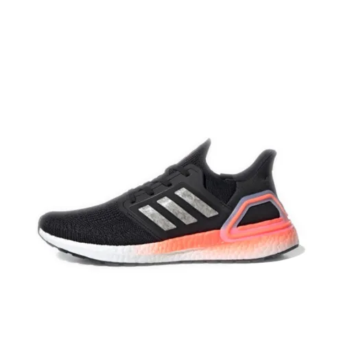 Adidas Ultra Boost 20 Core Black Signal Coral