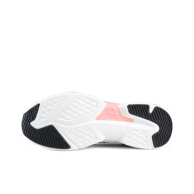 PEAK Low Top Running Shoes Women's Black White Pink-5