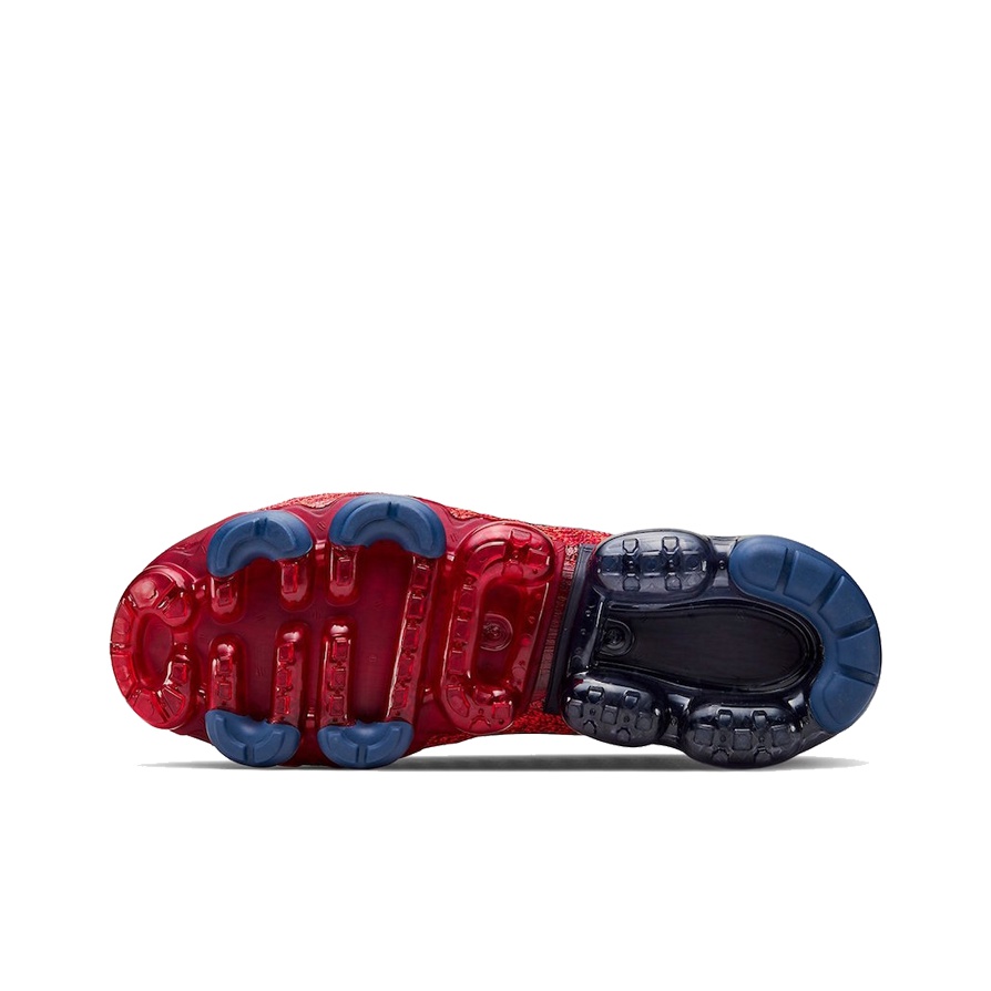 Nike Air VaporMax Flyknit 3 Noble Red Blue Void - POIZON