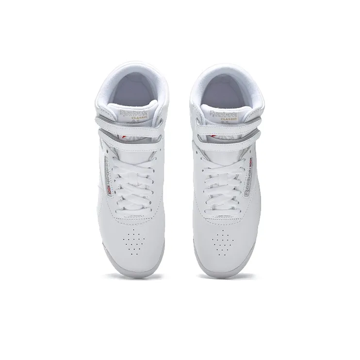 Reebok Freestyle Hi Triple White Women's-4