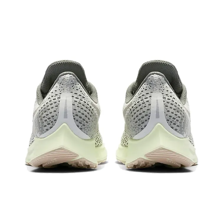 Nike Pegasus 35 Slip-Resistant Low-Top Running Shoes Women's Silver Light Green-3
