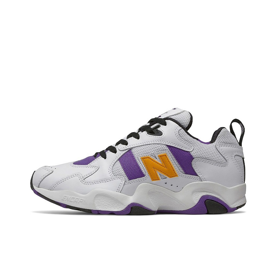 New Balance Classic Running 'White Purple Yellow' - POIZON