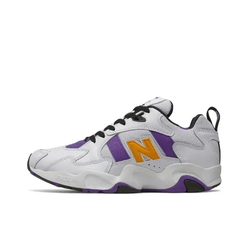 New Balance NB 650 Running Shoes Unisex Low-Top White/Purple/Yellow