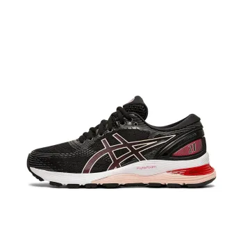 Asics Gel Nimbus 21 'Black Laser Pink' Women's