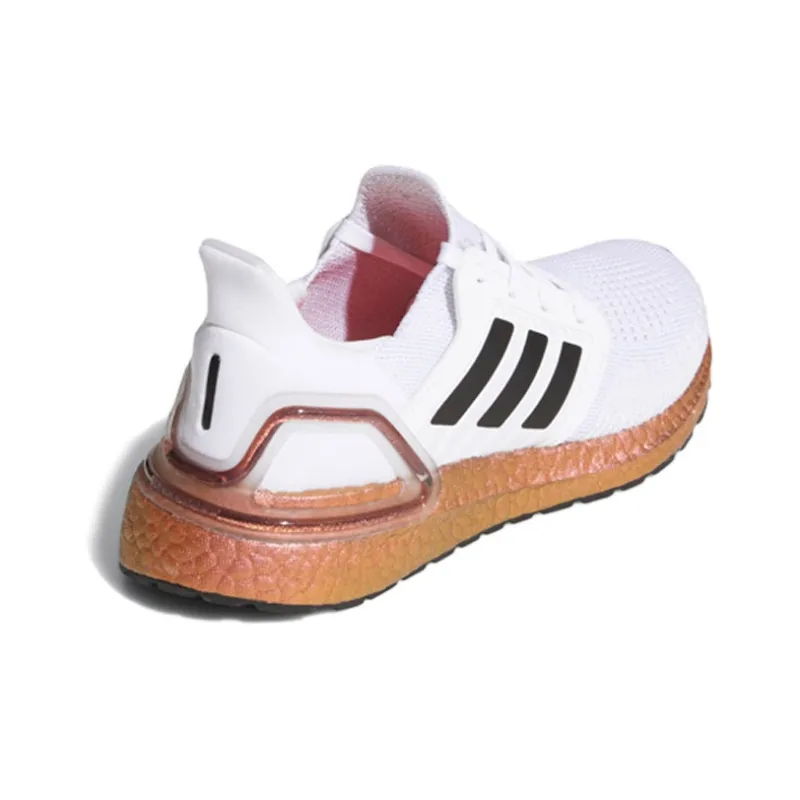 Adidas Ultra Boost 20 White Signal Pink Women's-3